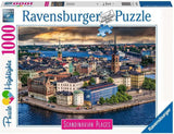Ravensburger Puzzle Scandinavian Places 12000114 - Stockholm, Sverige - 1000 brikker puslespil til voksne og børn over 14 år Puslespil Naty Shop Old Design