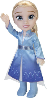Disney Frozen 2 Elsa Travel Doll, 35 cm dukke med kultfilm-inspireret kjole, støvler og langt flettet hår for ekstra sjov til leg, til piger fra 3 år og opefter