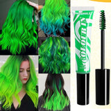 Grøn midlertidig hårfarve - 14 ml Hårkridt Hårfarve, vaskbar grøn hårfarvepind, Instant Color Hårkridt, Carnival Chalk Hårfarve til jul Halloween, Carnival, Cosplay Hair Dye Naty Shop