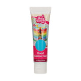 Madfarve Funcakes Gel Turkis: Højkoncentreret madfarve til dej, creme, fondant og marcipan. Nem dosering. Enkelt dråbe for at skabe levende farver. Halal. 30 g.