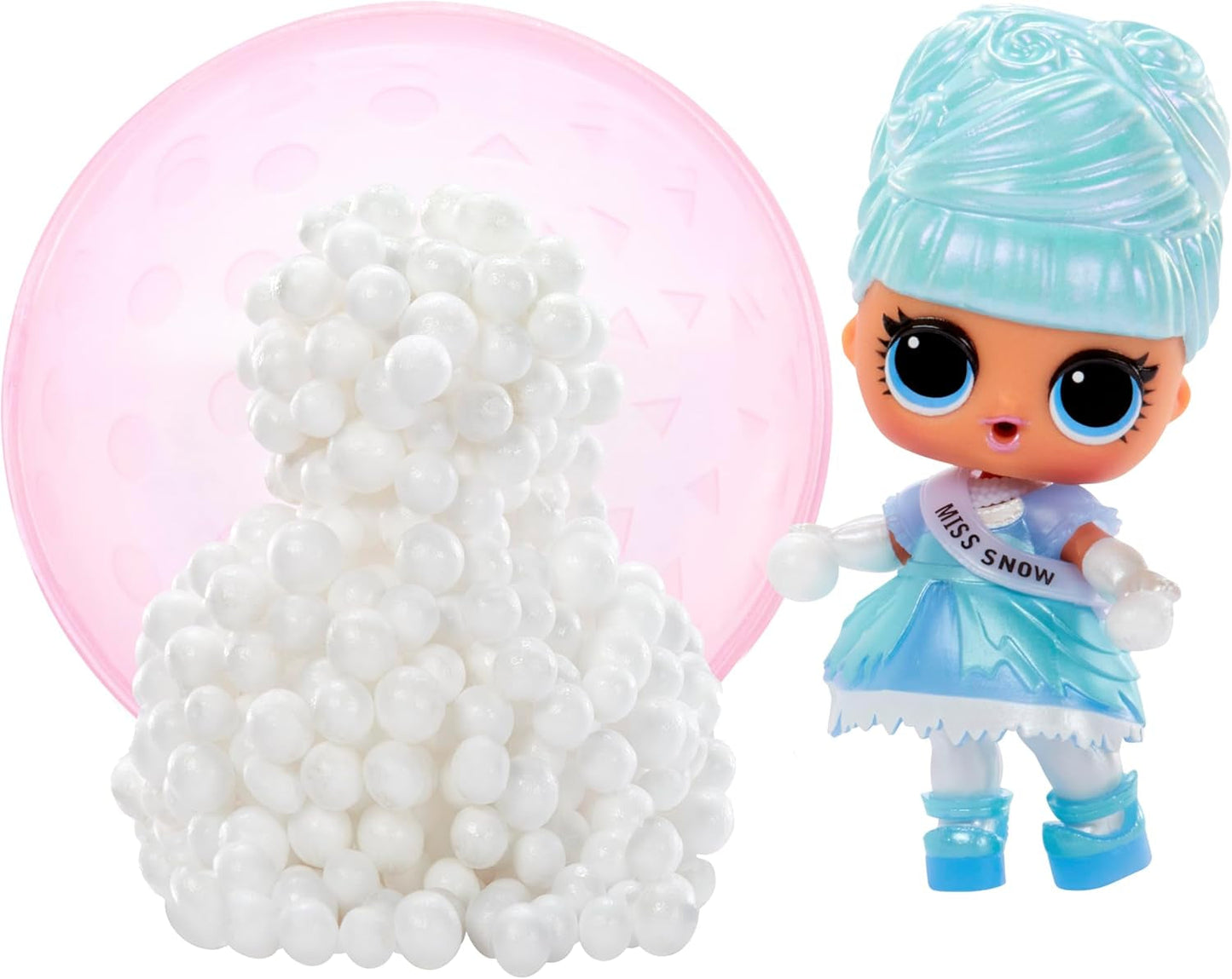 L.O.L. Overraskelse! Winter Snow Tot - 1 Magical Snow Surprise samlerdukke, blindindpakket, 8 samlerdukker, frostig cool mode og tilbehør, børnegave 4+ Naty Shop-dukker