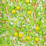 Super Streusel, Lucky Charms, Grønt Sukkerdrys, 90 gram Sprinkles Naty Shop