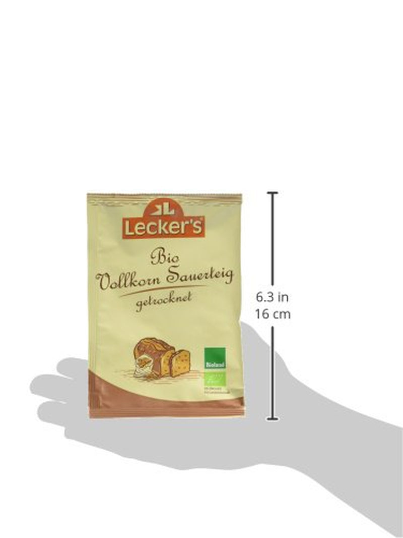 Lecker'S Bio Vollkorn Sauerteig (10 X 30 G) Blanding til bagning og madlavning Naty Shop