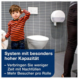 Toiletpapir Tork Jumbo White T1, Avanceret, 2 lag, 6 × 380 M, 472118