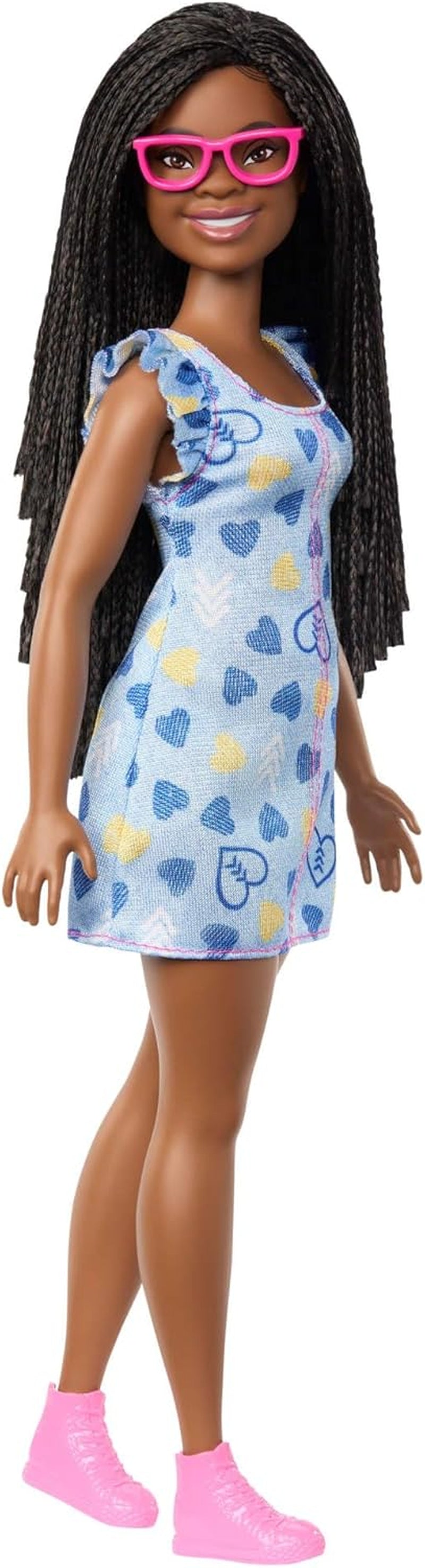 Barbie Fashionista dukke nr. 229 with Down Syndrome in Heart Dress, udviklet i samarbejde med National Down Syndrome Society, HYK14 Naty Shop Dolls