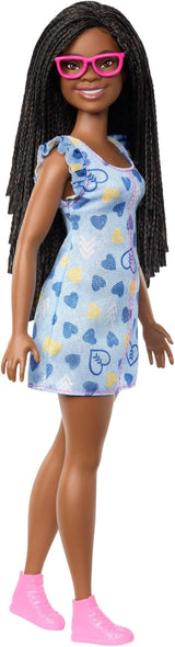 Barbie Fashionista dukke nr. 229 with Down Syndrome in Heart Dress, udviklet i samarbejde med National Down Syndrome Society, HYK14 Naty Shop Dolls