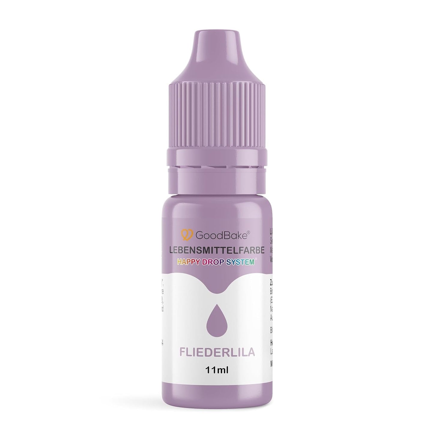 Goodbake Pastel Lilac Food Color (11 ml) - High Dose Food Color - Til farvning af kager, fondant, smørcreme, macarons, drinks, slim og mange andre ting. 100% vegansk