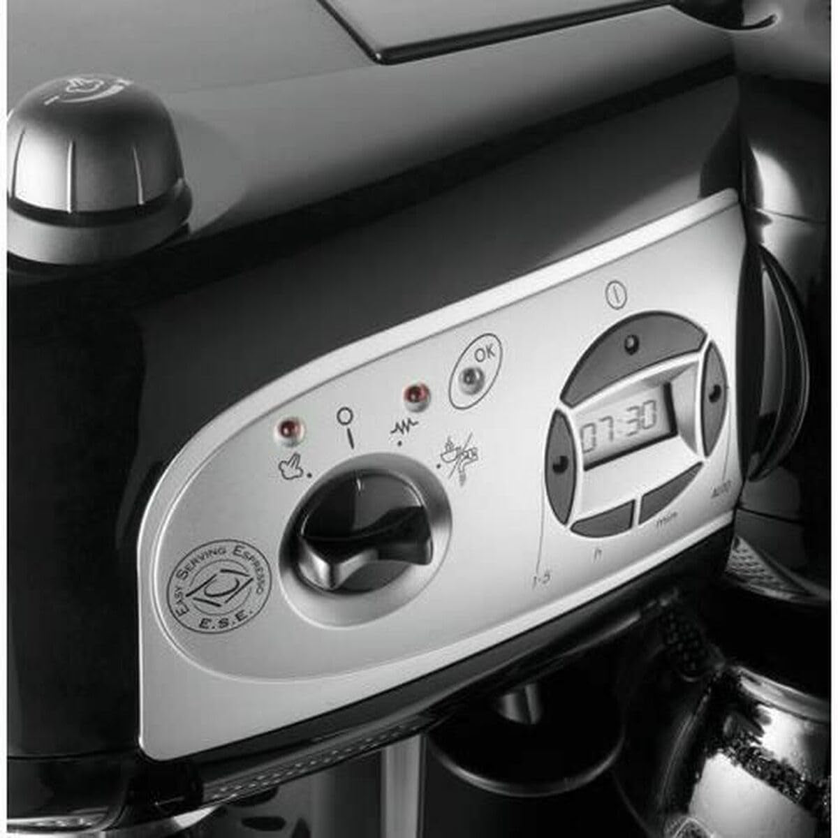 De'Longhi BCO264.1 Espresso- og kaffemaskine i ét, med pumpe, sort, 38 x 24 x 35 cm