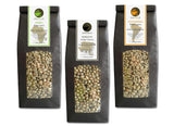 Rå kaffe - Grøn kaffe Kenya, Indien, Brasilien (reduceret pakke grønne kaffebønner 3x500g) - GMP-certifikat