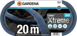 Gardena Liano Xtreme 1/2 tommer 20 m sæt: Ekstremt robust tekstilhaveslange med let, vejrbestandig PVC inderslange (18470-20)