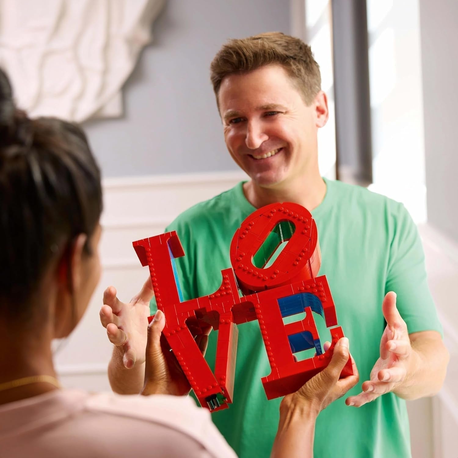 LEGO Art Love Byggesæt til Voksne Boligdekoration Valentinsdag og Mors Dag Gave til Kvinder og Mænd Kreativ aktivitet for Kunst- og Designelskere 31214 Byggesæt Besuche den LEGO-Store