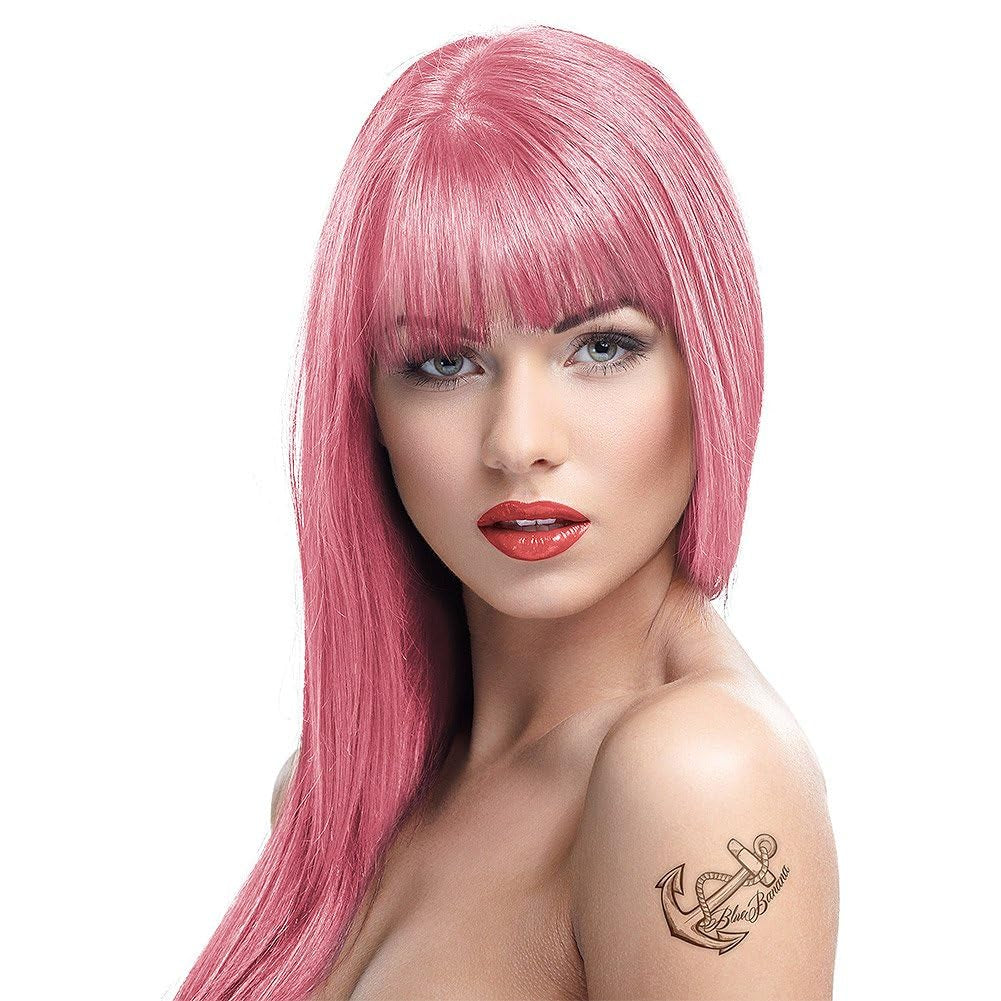 GO TOXIC UV semi-permanent hårfarvecreme, 100 ml (1 pakke) Hårfarve Naty Shop Rose 200 Ml (1 pakke)