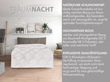 Traumnacht Comfy bomuldsmono-dyne alle årstider, ideel overgangsdyne med bomuldsblandingsbetræk, 135 x 200 cm, vaskbar, Oeko-Tex-certificeret, lavet til tysk kvalitetsstandard dyner og dyner Naty Shop