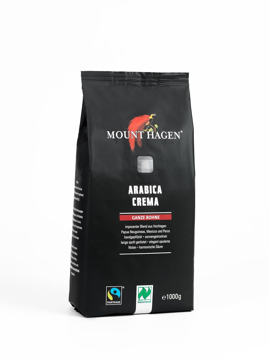Bio FT Naturland Röstkaffee Arabica Creme, 1 kg ganze Bohne