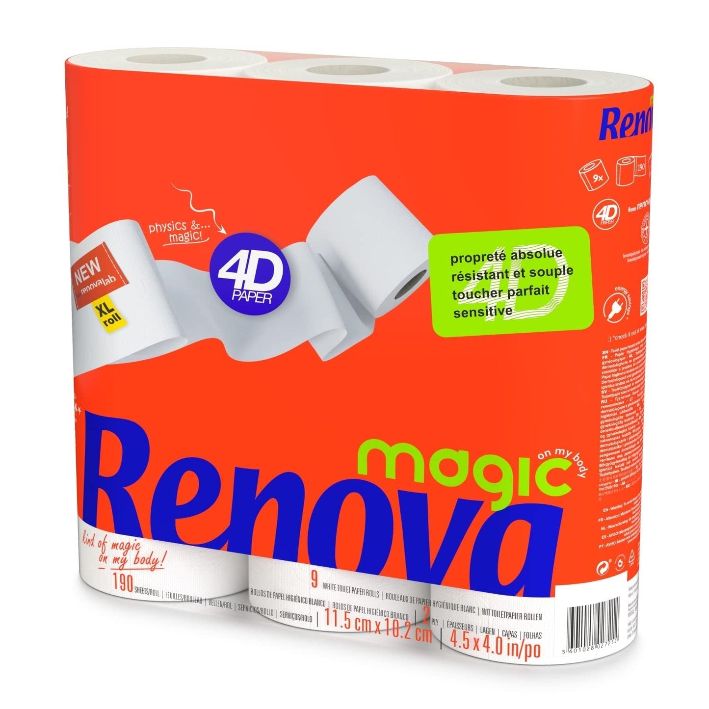 Renova toiletpapir - 9 ruller