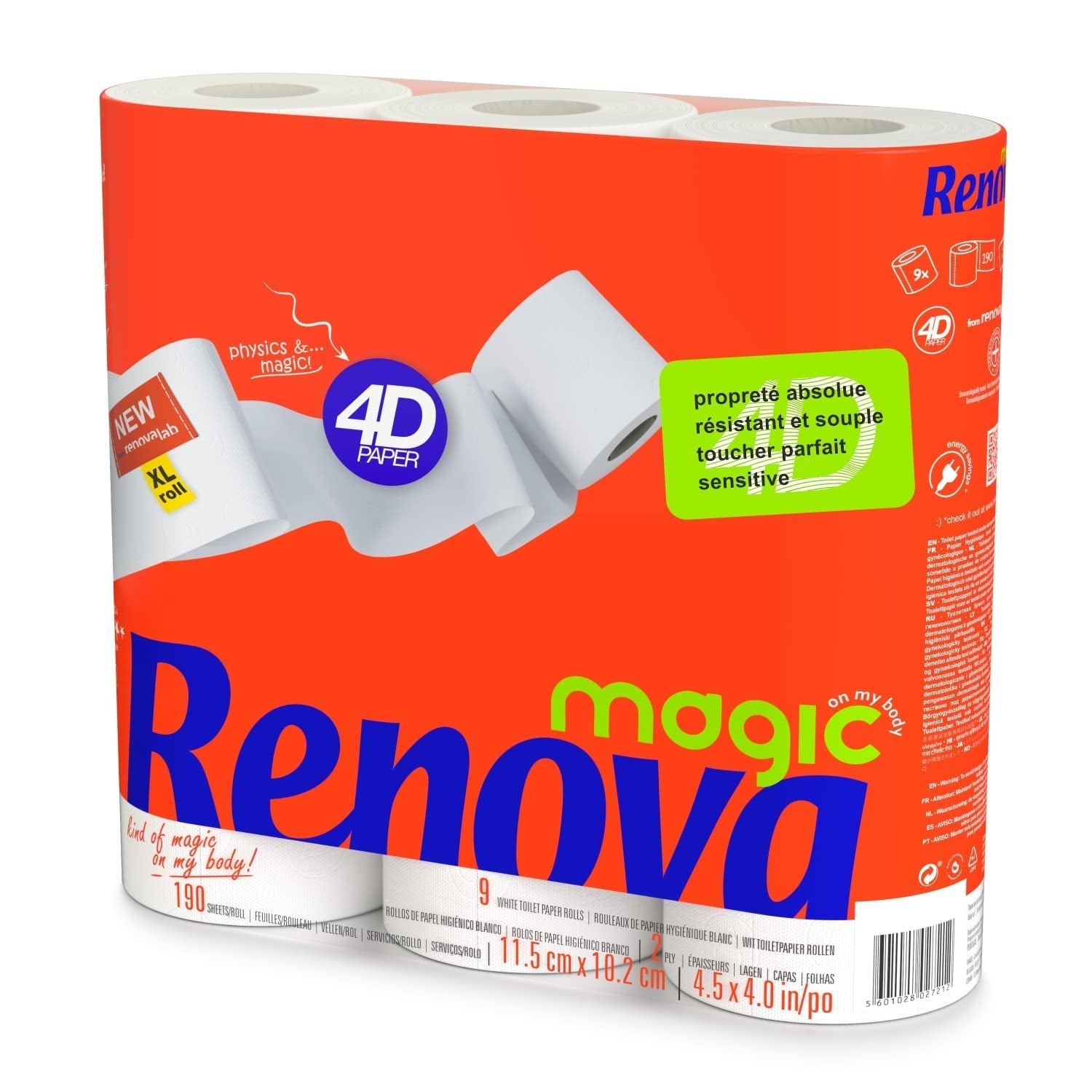 Renova toiletpapir - 9 ruller