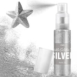 Spiselig glitterspray - 22G spiselig glitter, spiseligt glitterpulver til drinks, kagepynt, macarons - madfarve glitterpulver, spiseligt glitter til cocktails, muffins (pink)
