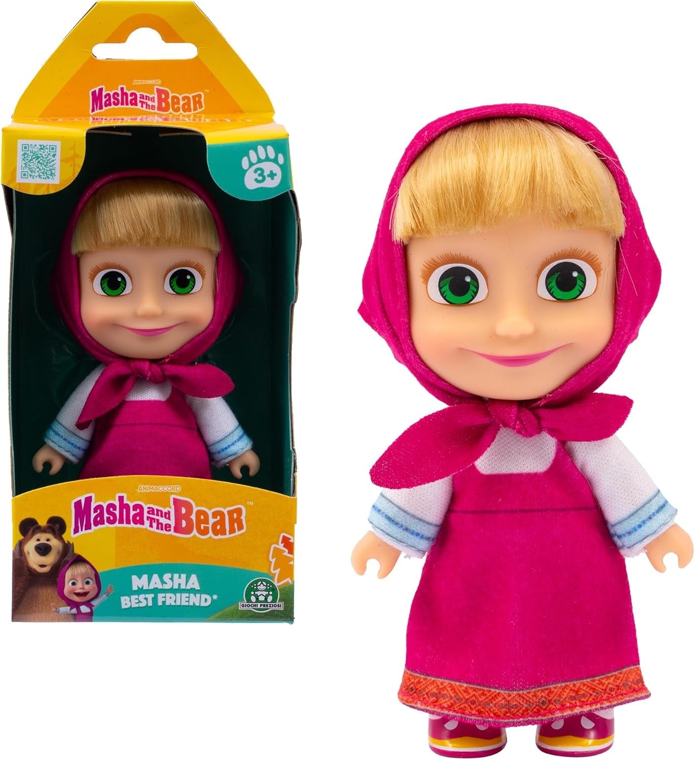 Masha og Michka dukke 12 cm samlerbart sommeroutfit modellegetøj fra 3 år og op MHA001
