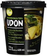 Allgroo Udon Cup instant nudler - smagfuld krydret skaldyr Udon suppe - Hurtig tilberedning (1 x 173 g)