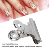 10 stk Negleclips Metal Clip Negle Extension Clip Neglekunstværktøj Glasfiberfikser Neglekunsttilbehør Holdbart Praktisk Udstyr Hjem DIY Salon
