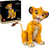 Lego Ç€ Disney Simba Den Unge Løvernes Konge Kreativ Dyrefigur Samlerobjekt Byggelegetøj Afslappende aktivitet for voksne Gaveidé til kvinder 43247 Byggesæt Besuche den LEGO-Store Standardtitel