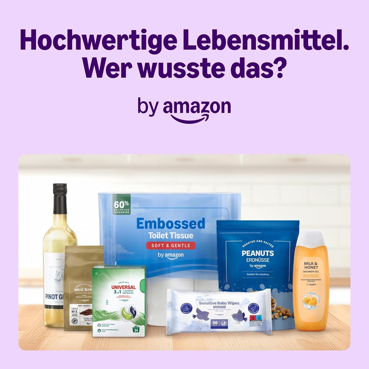 af Amazon Sensitive Baby Tücher, Unparfümiert, 1008 Feuchttücher, 18er-Packung á 56 Stück (Zuvor eine Marke von Mama Bear, gleiches Product)