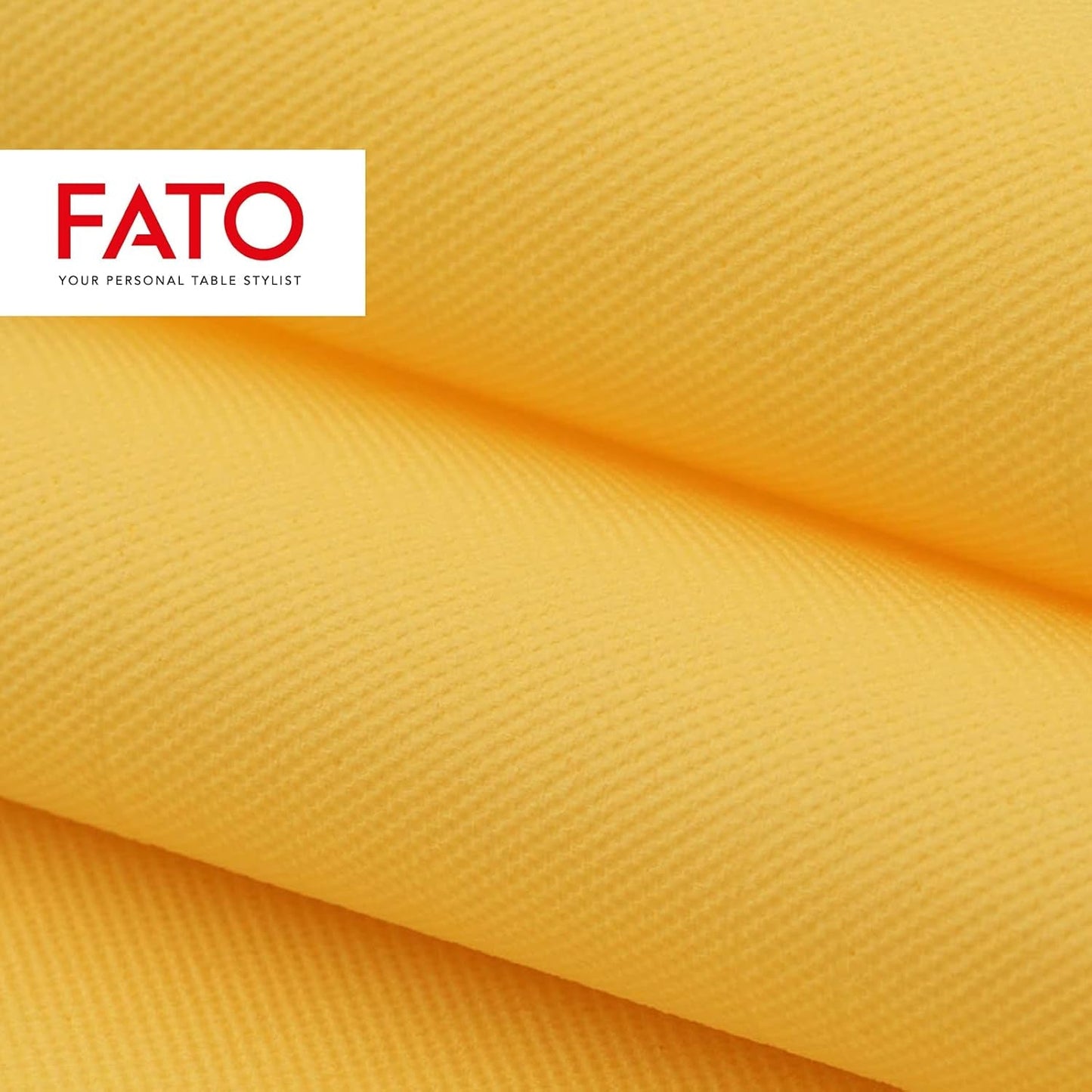 - Blødt og delikat engangspapir, pakke med 40 servietter, størrelse 38X38 foldet i 4, 2 lag, gul farve, 100 % rent cellulosepapir, FSC-certificeret (2 pakke)