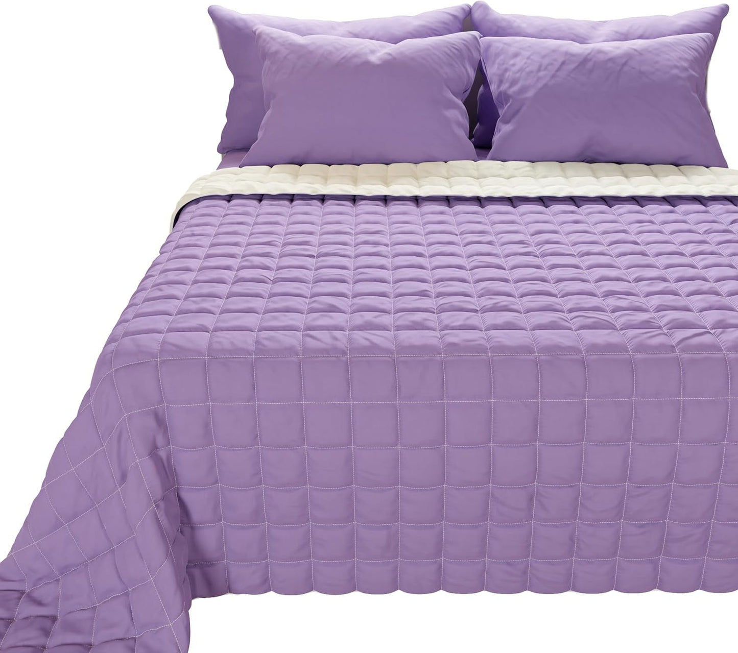 PETTI Artigiani Italiani - Enkeltsengsbetræk, dobbeltsidet betræk, fjederbetræk, midnatsblå, hvid, 100% Made in Italy Dyner og dyner Naty Shop Pink Sengestørrelse 180 (260 X270 Cm)