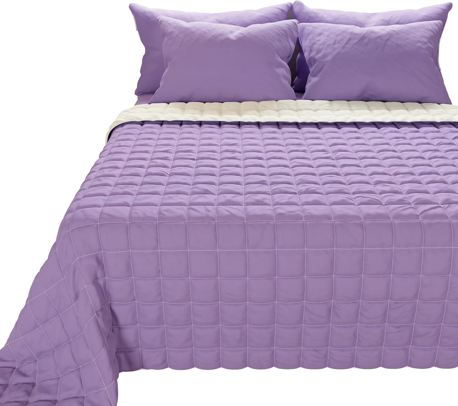 PETTI Artigiani Italiani - Enkeltsengsbetræk, dobbeltsidet betræk, fjederbetræk, midnatsblå, hvid, 100% Made in Italy Dyner og dyner Naty Shop Pink Sengestørrelse 180 (260 X270 Cm)