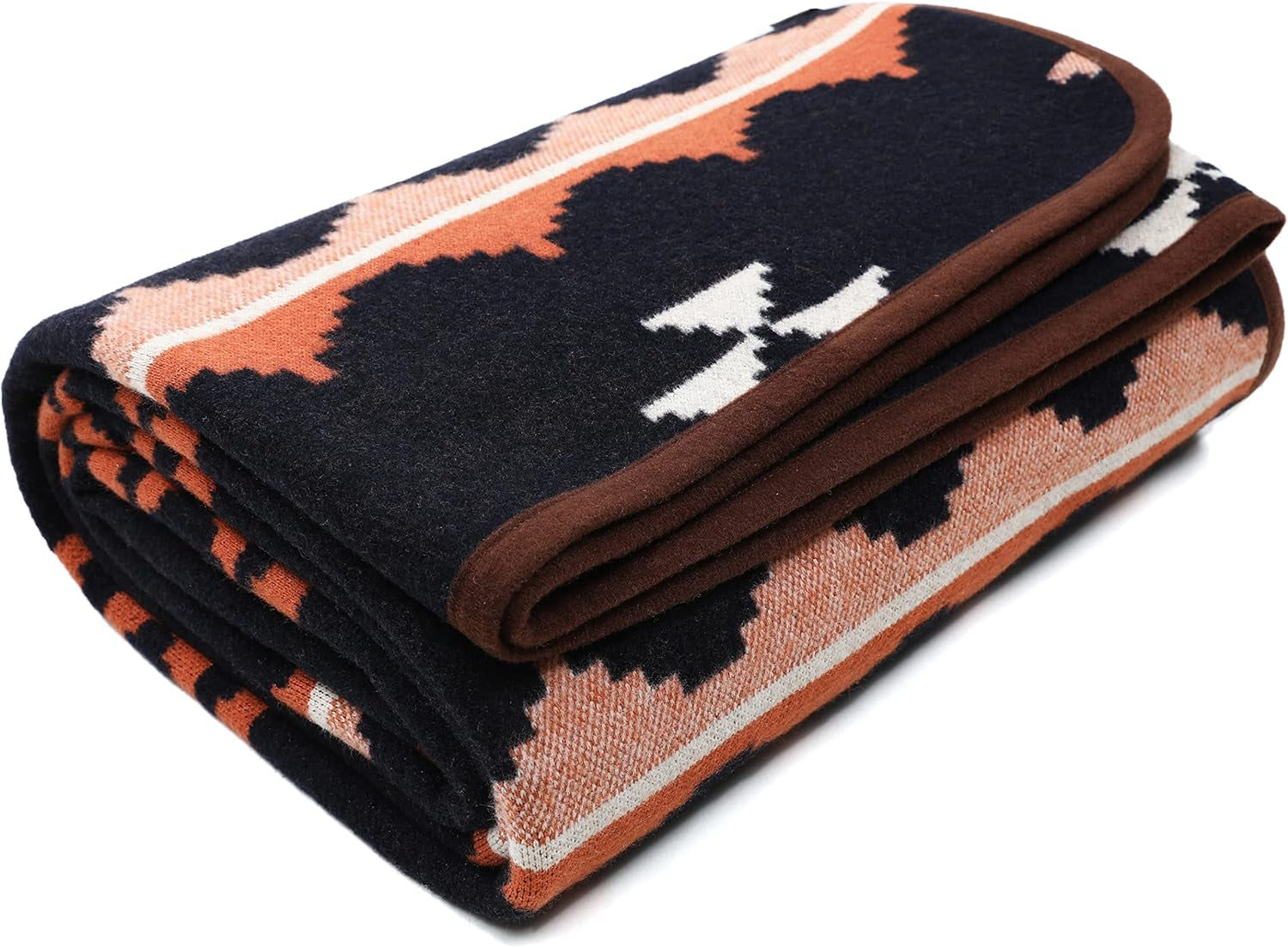 ACUSHLA 200,7X160 cm, 1,7 kg, tæppe, uldent tæppe, varmt rejsetæppe, strikket tæppe, dekorativt, tæpper til sofa, stol, sofa, seng, stue, camping, egnet til alle årstider Ww203 Senge og betræk Beuche-den, blå ACUSHLA-den XXL 63"