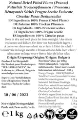 1 kg Naturligt tørrede blommer, uden gruber, uden tilsætningsstoffer, uden sukker, uden sødemidler, intet kunstigt, fra bulgarske frugthaver Dehydrerede produkter Naty Shop
