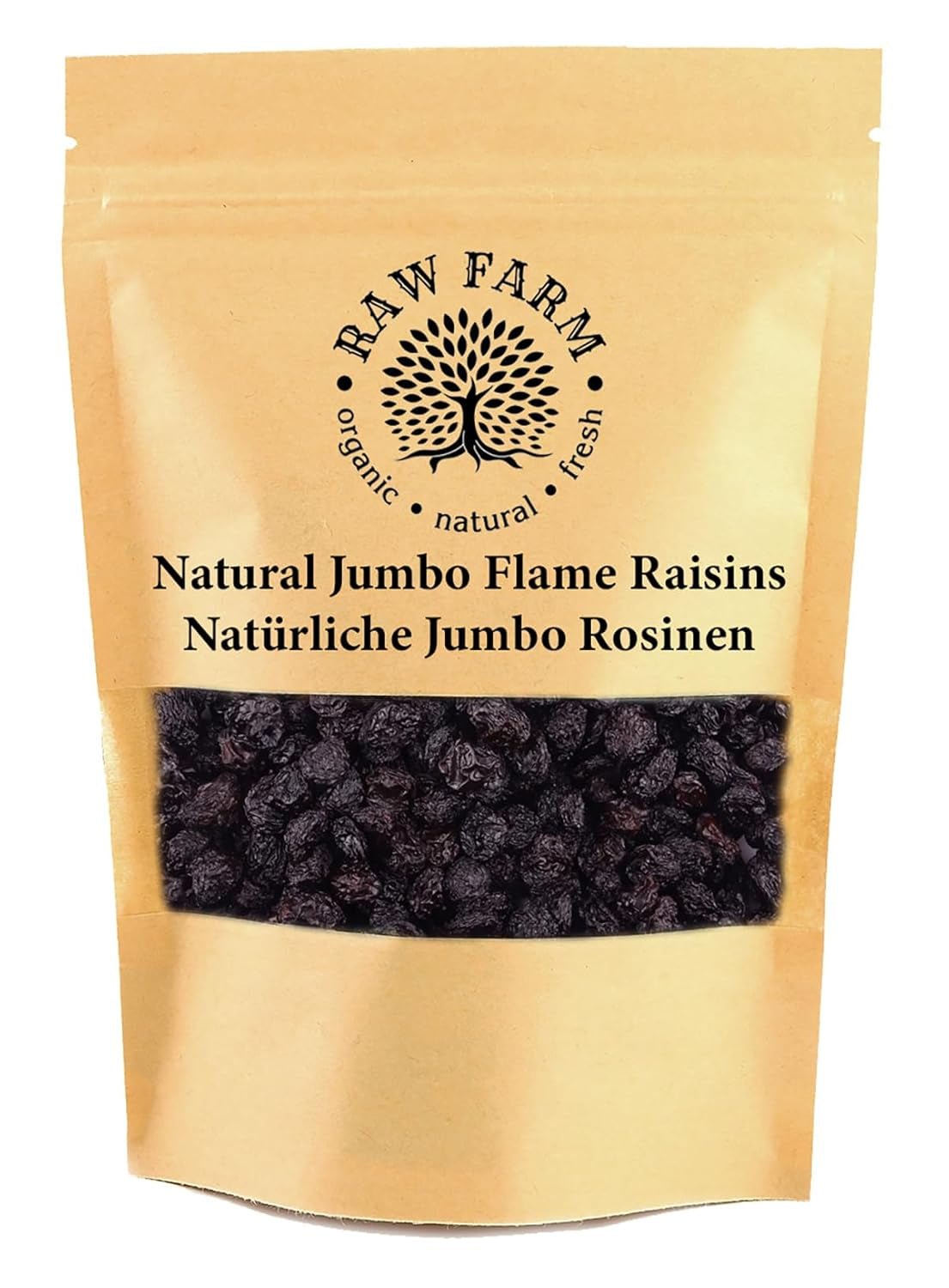 1 kg Jumbo Flame sultanas rå, hel frugt, glutenfri, sojafri, uden tilsat sukker, ingen konserveringsmidler, ingen sødestoffer, med solsikkeolie Dehydrerede produkter Naty Shop Standard titel