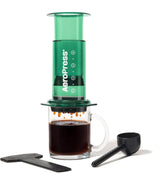 AeroPress original kaffe- og espressomaskine, bærbar barista-kaffemaskine med kammer, stempel og filtre, hurtig kaffe- og espressomaskine