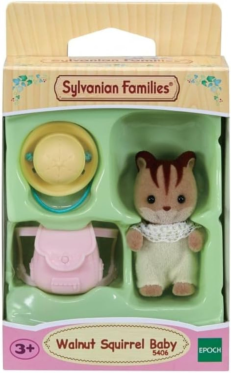 Sylvanian Families 5406 Walnut Squirrel Baby - Dukkehusfigurer Naty Shop Dolls