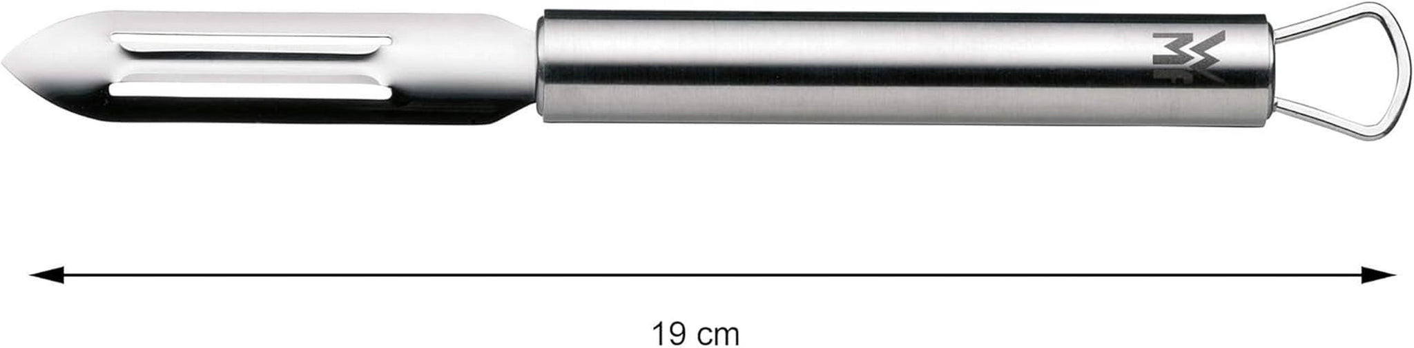 WMF Profi plus skræller 19 cm, grøntsagsskræller, rustfrit stål Cromargan Peeler Naty Shop