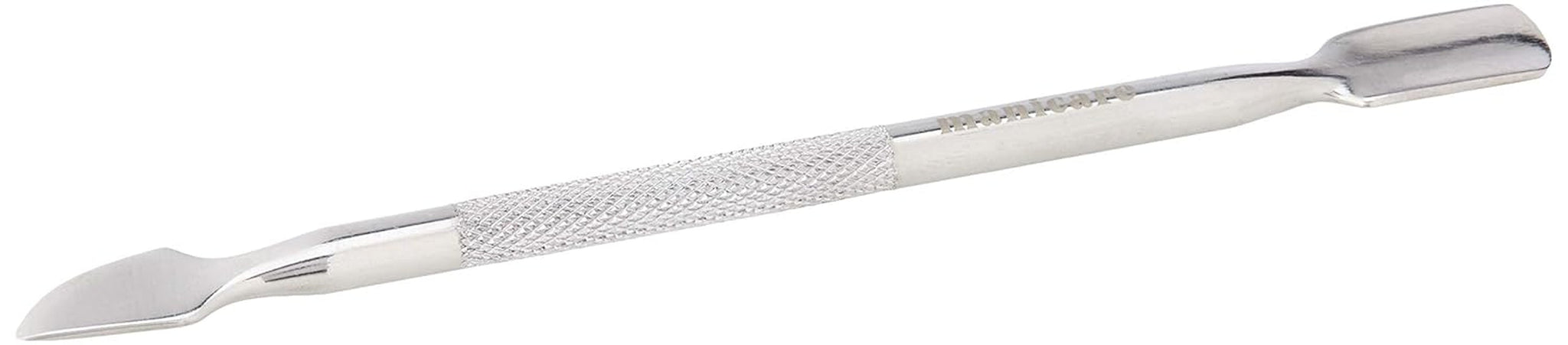 Cuticle pusher og neglerenser, professionelt manicure/pedicure værktøj, dobbelthovedet rustfrit stål, perfekt til forvoksede neglebånd, renser under/omkring negle, fjerner neglelak