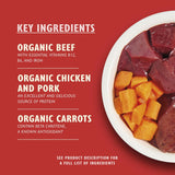 Lily's Kitchen Naturlig ingrediens Våd voksen kattefoder Multi-bakke pakke Økologisk pletfri korn 4 x (8 x 85 g)