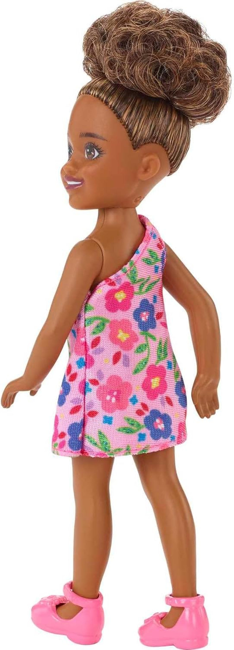 Barbie Chelsea Club – HGT07 – 15 cm artikuleret blandet race pige Pink Flower Doll
