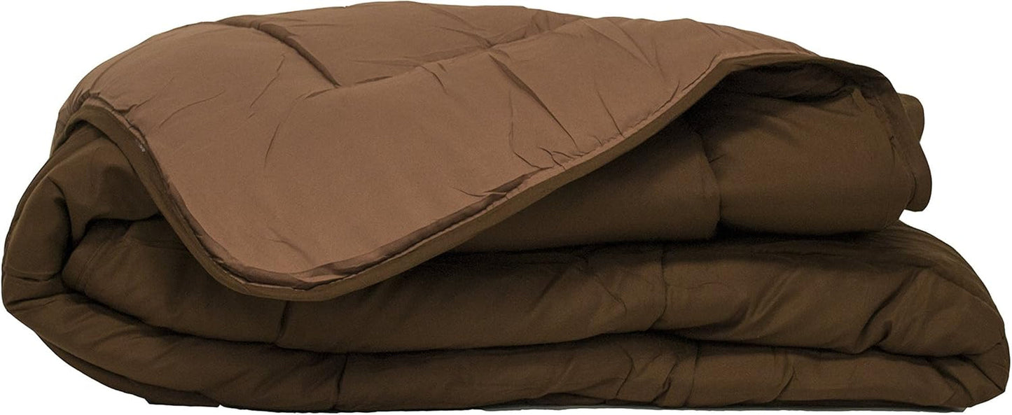 Couette CALGARY Chokolade/Corail 140 Dyner og dyner Naty Shop 200X140X1 cm