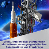 LEGO Icons NASA Artemis Affyringsrampe Gave Stue eller kontorindretning Voksenbyggesæt med Orion Space Capsule og Launch Pad samlerobjekt 10341 Byggesæt Besuche den LEGO-Store