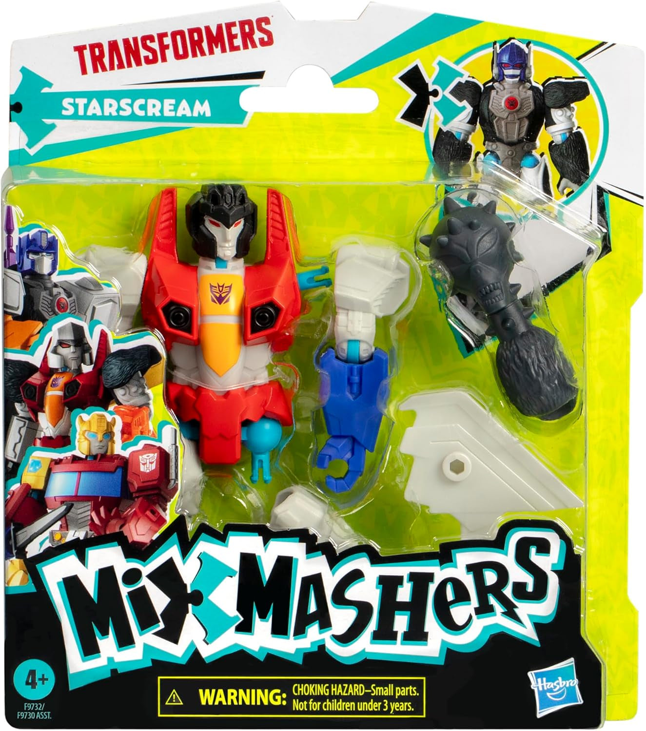 Transformers Mixmashers Starscream Tilpasset actionfigur og tilbehør Actionfigurer Naty Shop