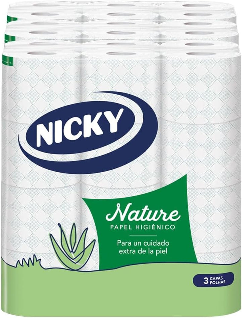 Natur toiletpapir, 72 ruller, 3 lag