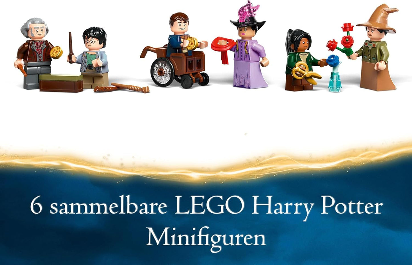 LEGO Harry Potter Ollivanders & Madam Malkins dragter, Lands Of Diagon Alley, Legesæt til børn, Troldmandslegetøj, Fantasy gaver til piger, drenge og fans fra 8 år 76439 Byggesæt Besuche den LEGO-Store