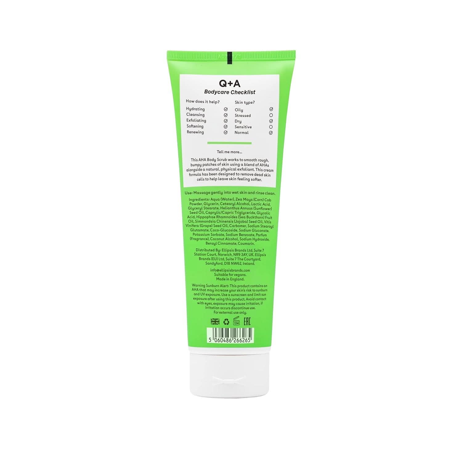 AHA peeling bodyscrub, 250 ml Cosmetics and Beauty Naty Shop