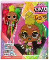 LOL overraskelse! OMG Queens Fashion Doll - SWAYS - 20 overraskelser inklusive outfit, tilbehør, dukkestativ og mere - samleobjekt - til drenge og piger fra 4 år og opefter