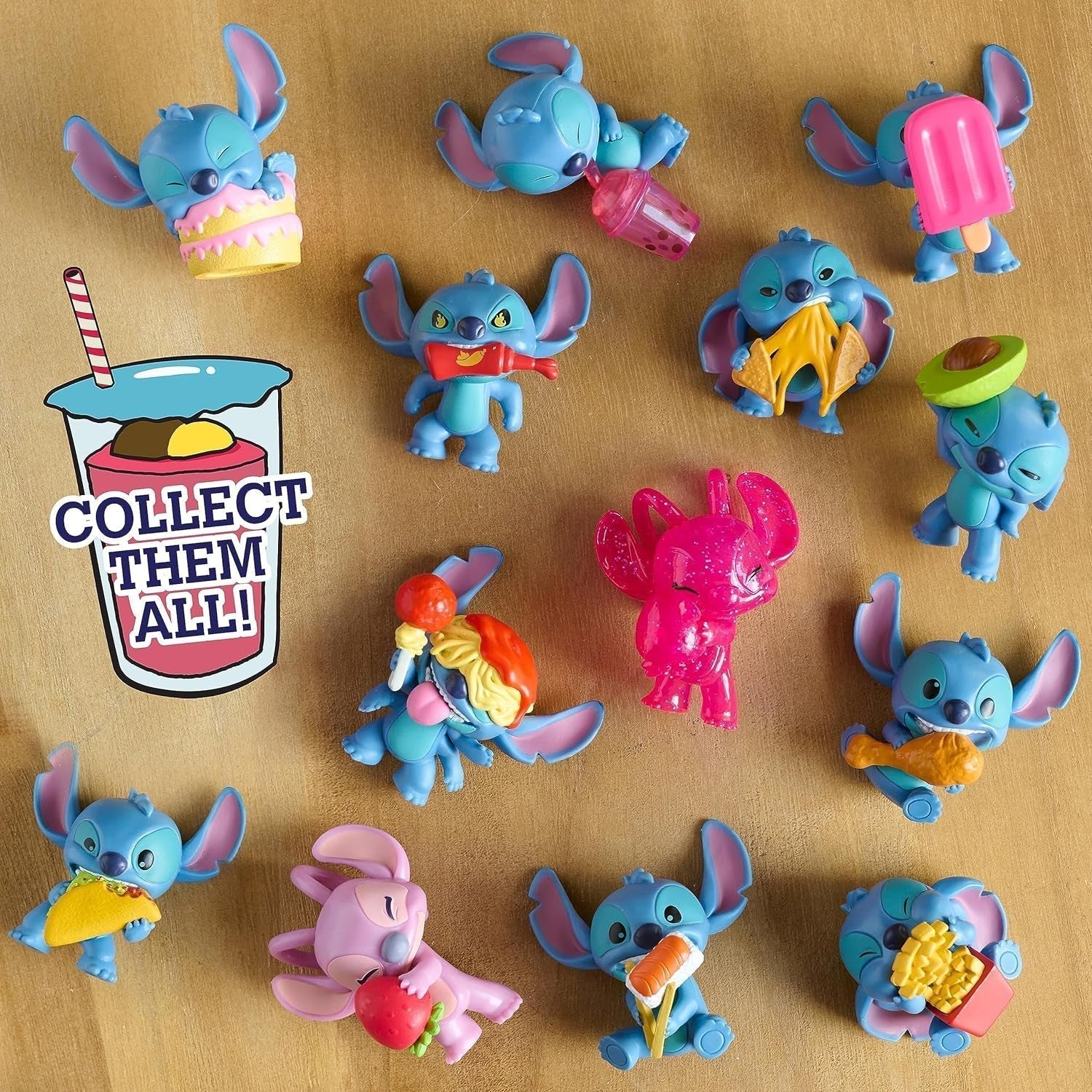 Bare leg Disney Stitch-samle-minifigurer, overraskelsespakke, 5 cm store samleobjekter, stilarter kan variere, legetøj til børn 3+ actionfigurer Naty Shop