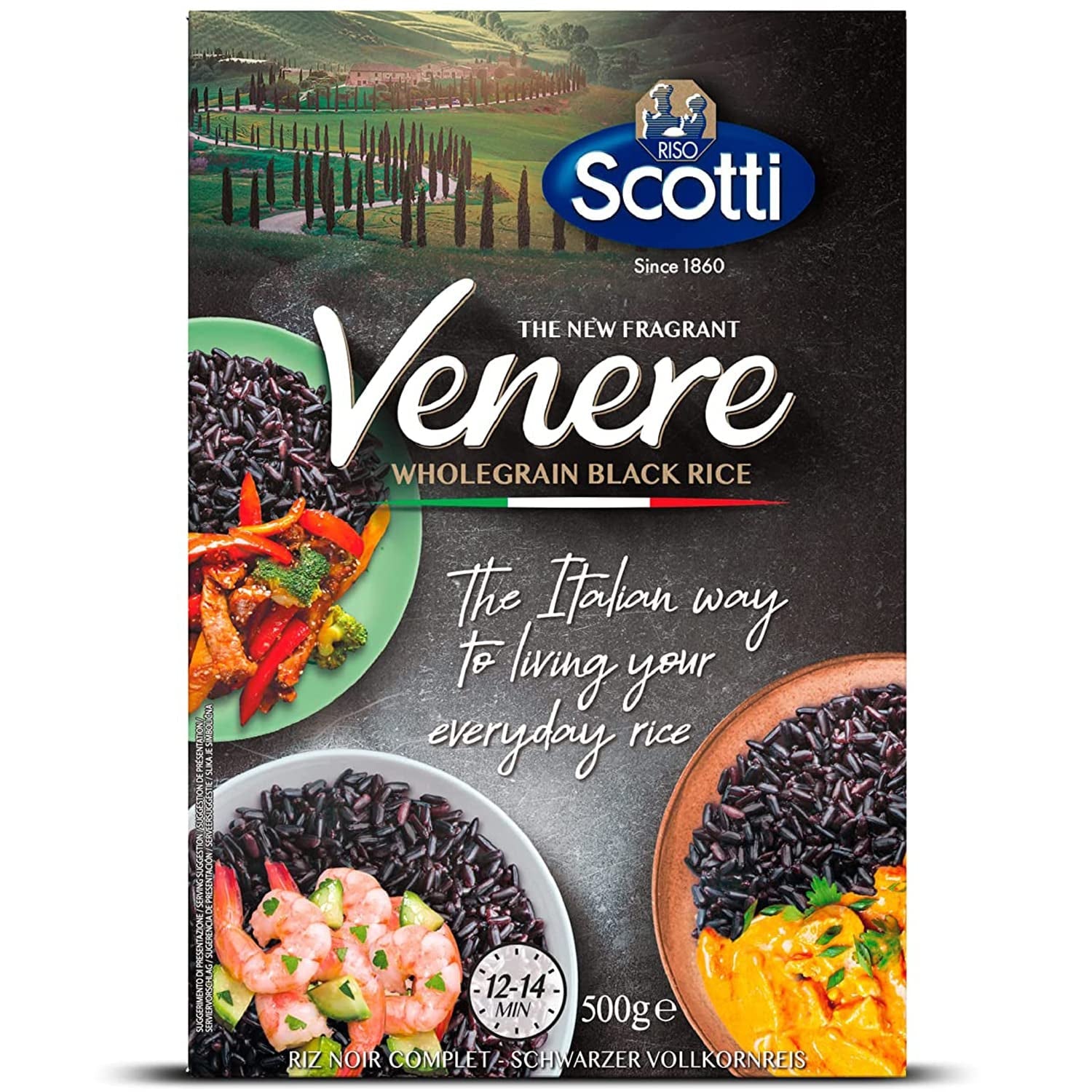 Scotti Sort fuldkornsris Riso Nero Venere 500 g
