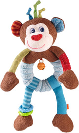 HABA 302999 - Lino the monkey, plyslegetøj med masser af effekter at lege med og opdage, legetøj til børn fra 6 måneder Legetøj Bebe Naty Shop
