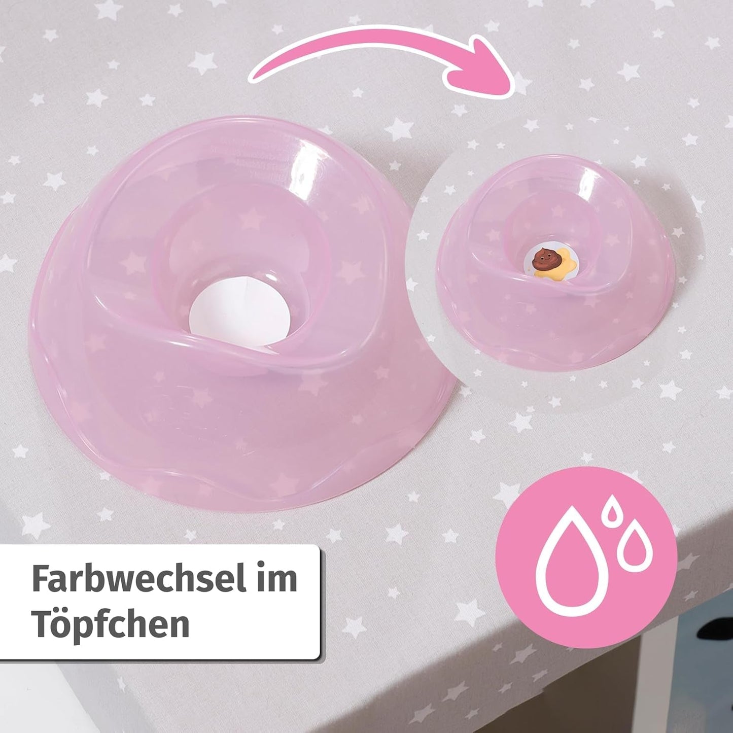 BABY Born Eva 43Cm, dukke med 10 funktioner og tilbehør, til børn fra 3 år, fungerer uden batteri, stor dukke 43Cm, 836408 Zapf Creation Dolls Naty Shop