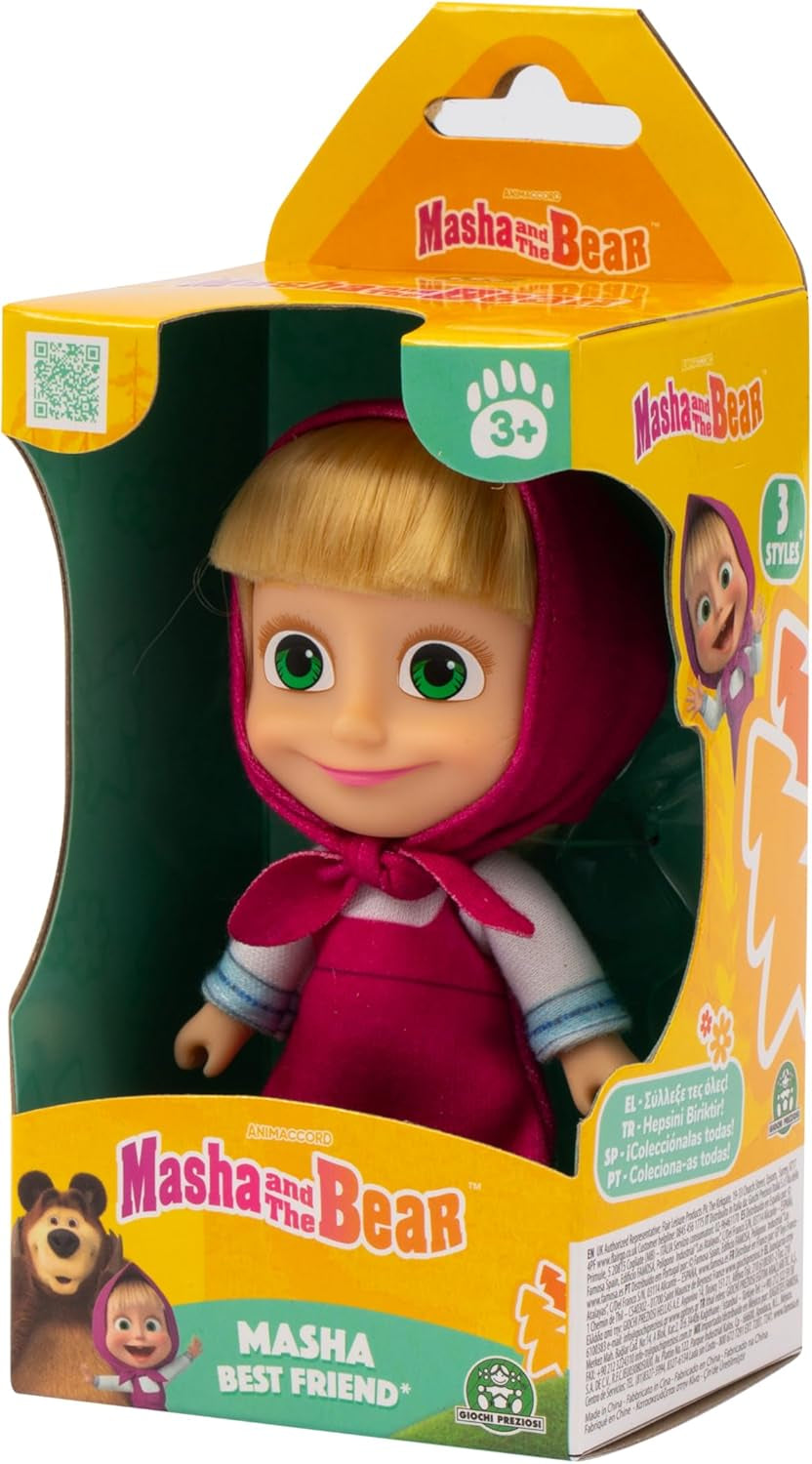 Masha og Michka dukke 12 cm samlerbart sommeroutfit modellegetøj fra 3 år og op MHA001